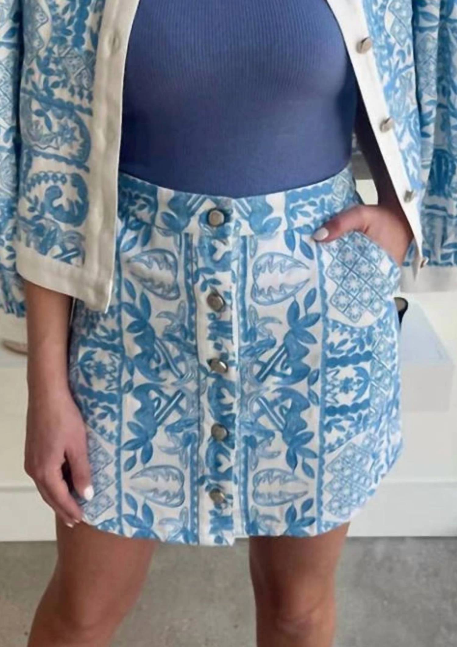 Love The Label - Byron Embroidered Skirt