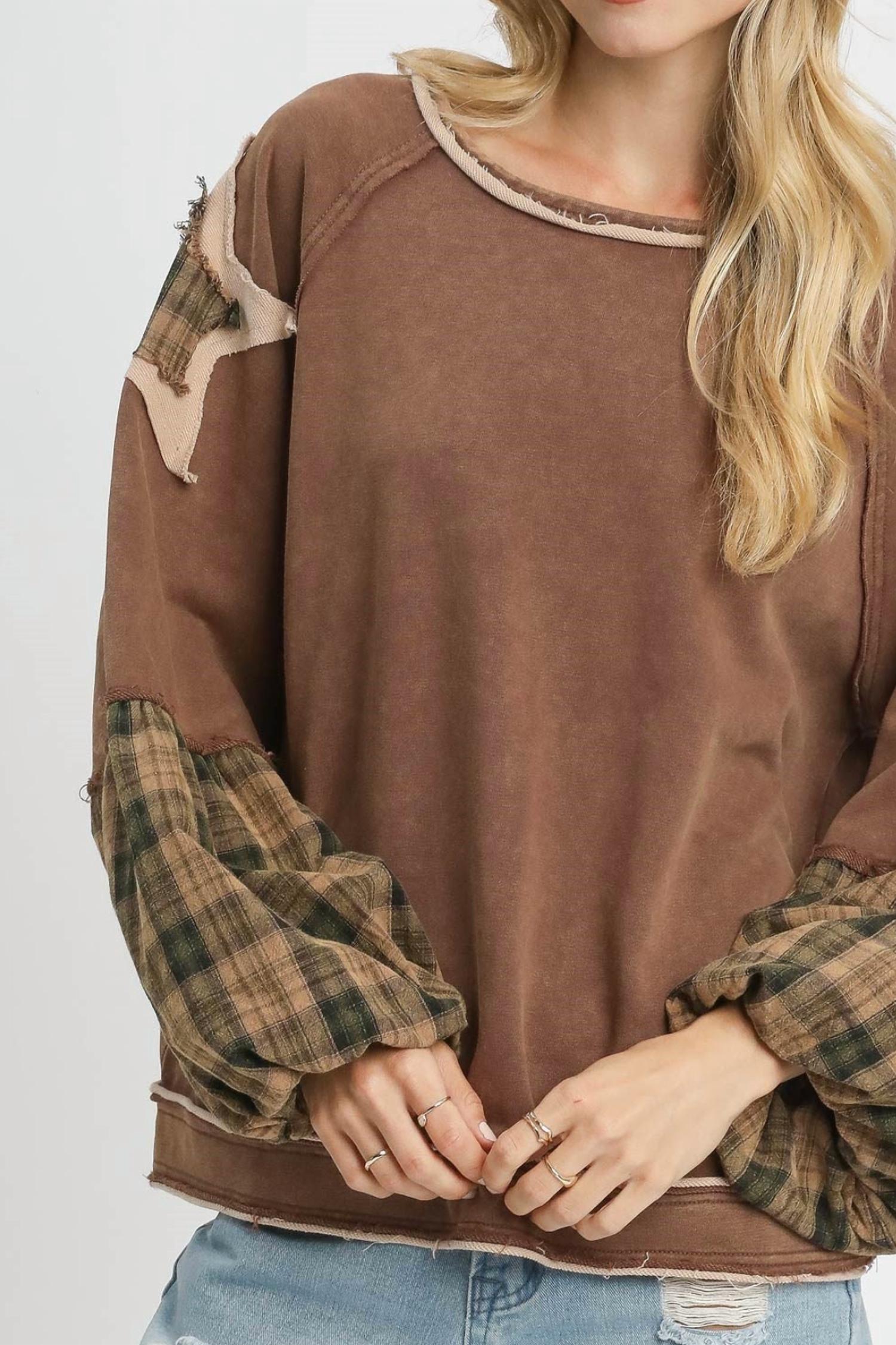 Umgee - Starlight Plaid Top