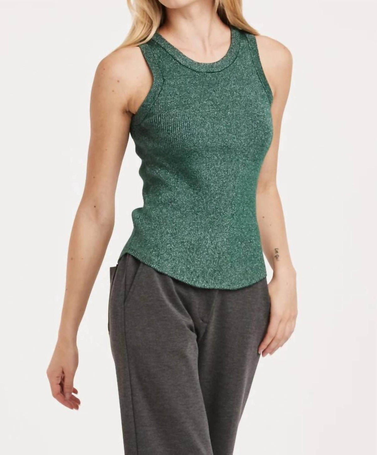 Another Love - Cora Fitted Rib Tank Top