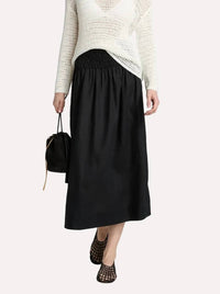 Rails - Alessa Linen Midi Skirt