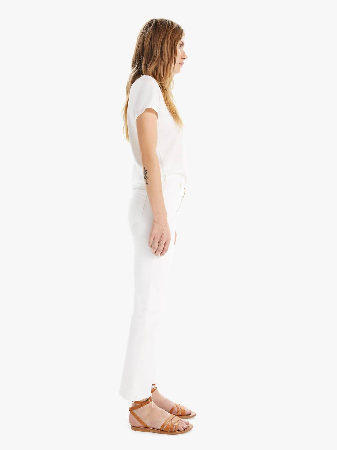 Mother - Hustler High Rise Ankle Flared Jeans