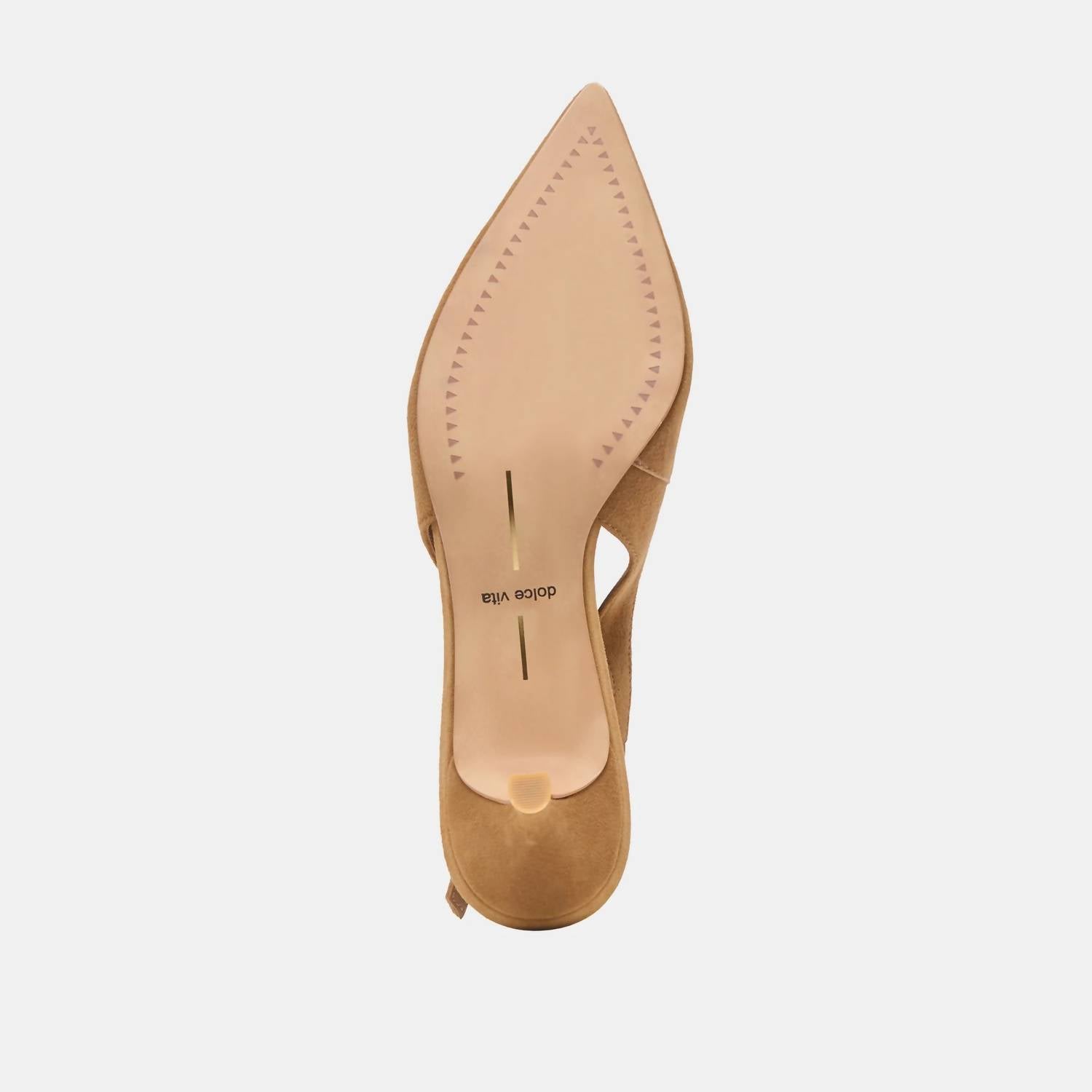 Dolce Vita Women's Alenna Sling-back Heels in light brown suede - women's heels - view 7
