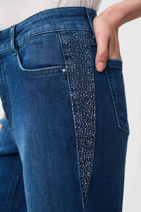 Joseph Ribkoff - Embellished Slim-Leg Jeans
