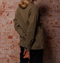 Iron & Resin Connor Jacket in army - women's jacket - detail view