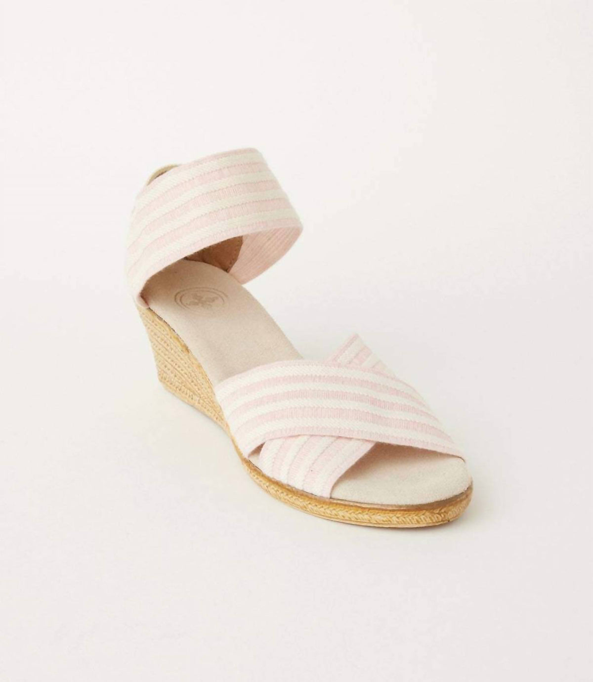 Charleston Shoe Co. - Women's Cannon Stripe Wedge Sandals
