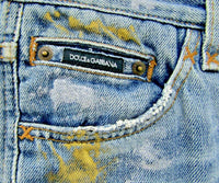 Dolce & Gabbana - Paint Splattered Jeans