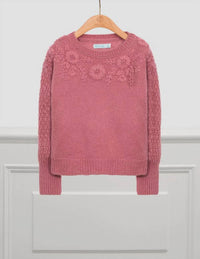 Abel & Lula - Floral Embroidered Sweater