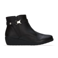 Andrea - Women's Wedge Leather Booties