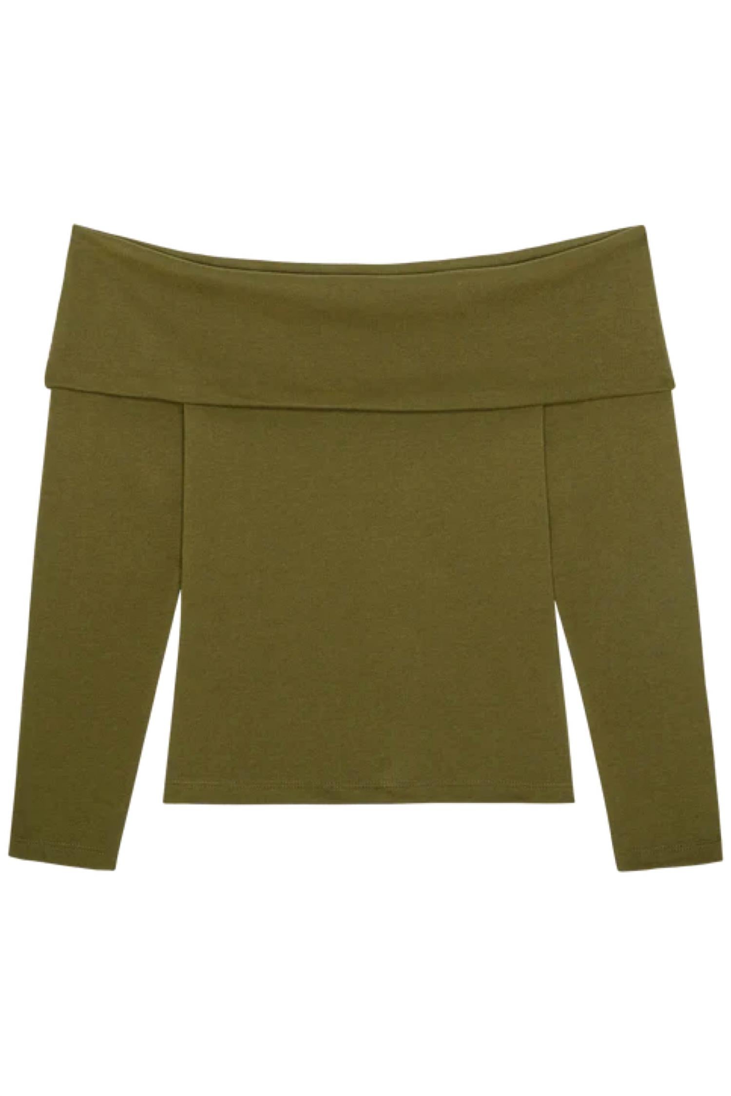Nation Ltd - Kate Off Shoulder Long Sleeve Top