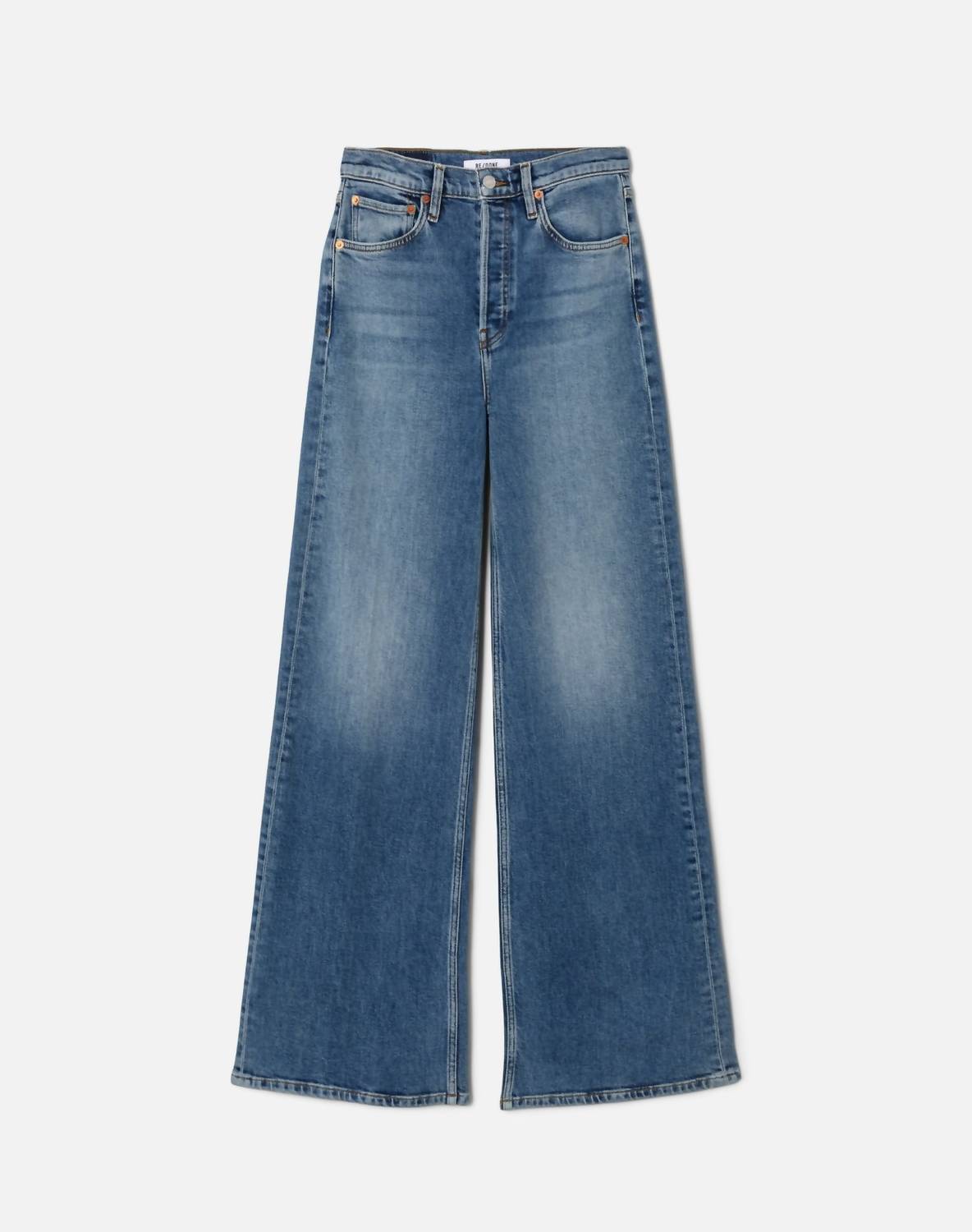 Re/Done - Women's High Rise Wide Leg Jean