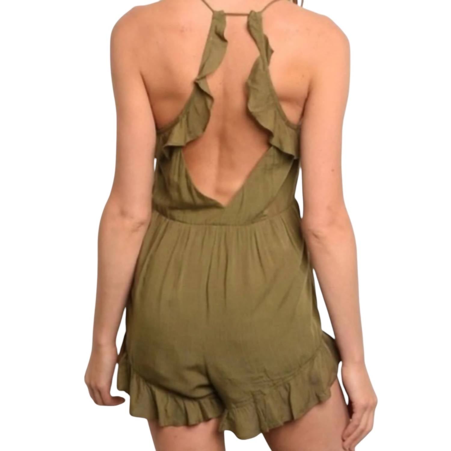 Loveriche - Chic Ruffled Romper