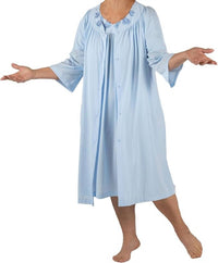 Shadowline Lingerie - Three Quarter Sleeve Button Down Robe