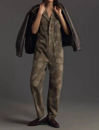 PISTOLA Grover Field Jumpsuit in camo - women's pants
