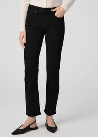 Paige Cindy Slim Leg Jeans in black shadow - women's jeans