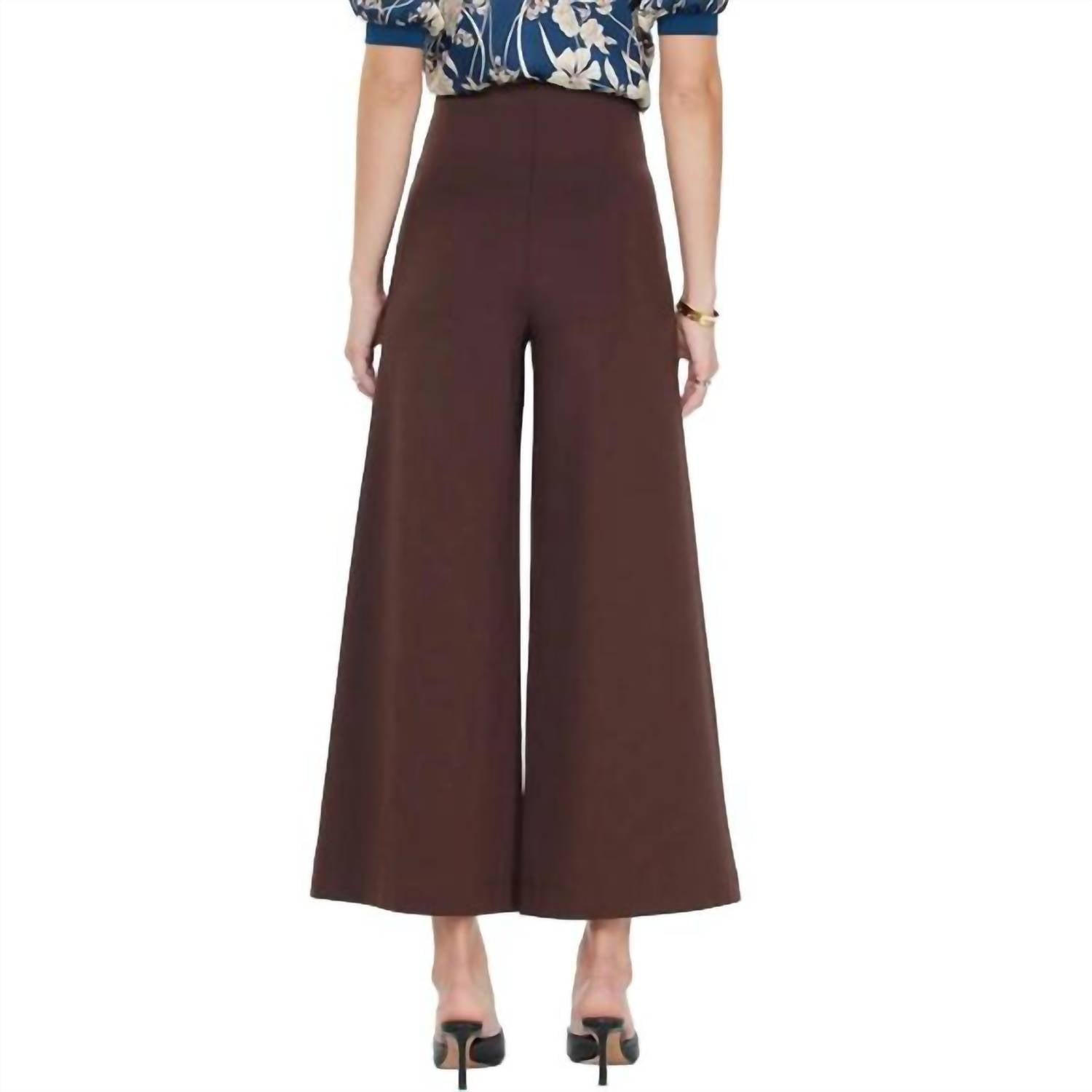 Current Air - High Rise Flare Ponte Pants