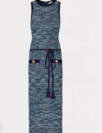Milly - Kim Textured Knit Midi Dress