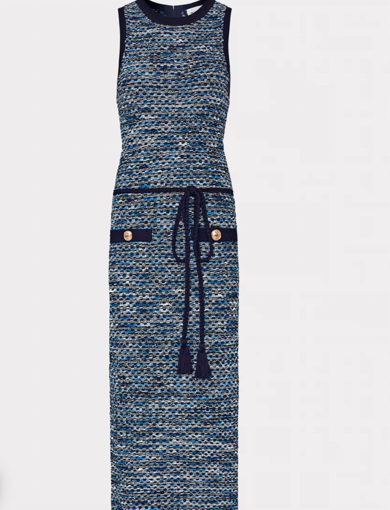 Milly - Kim Textured Knit Midi Dress