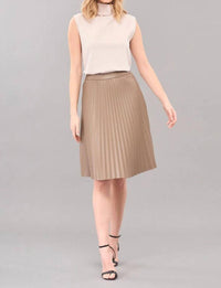 Lola & Sophie - Sporty Neoprene Drape Neck Top