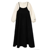 Bonjour - Girls Gauze Tie Maxi Dress With Shirt