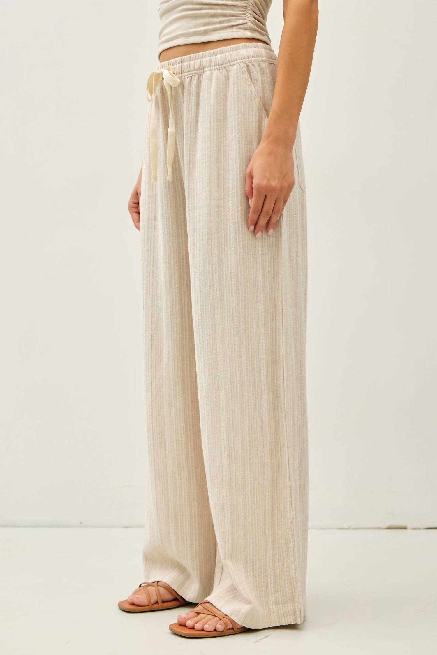 Be Cool - Striped Wide Leg Pants