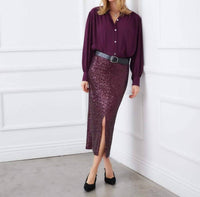 Karen Kane - Long Sleeve Dropped Shoulder Blouse