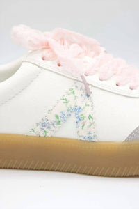 Mia - Women's Axel Floral Lace Ribbons Sneaker