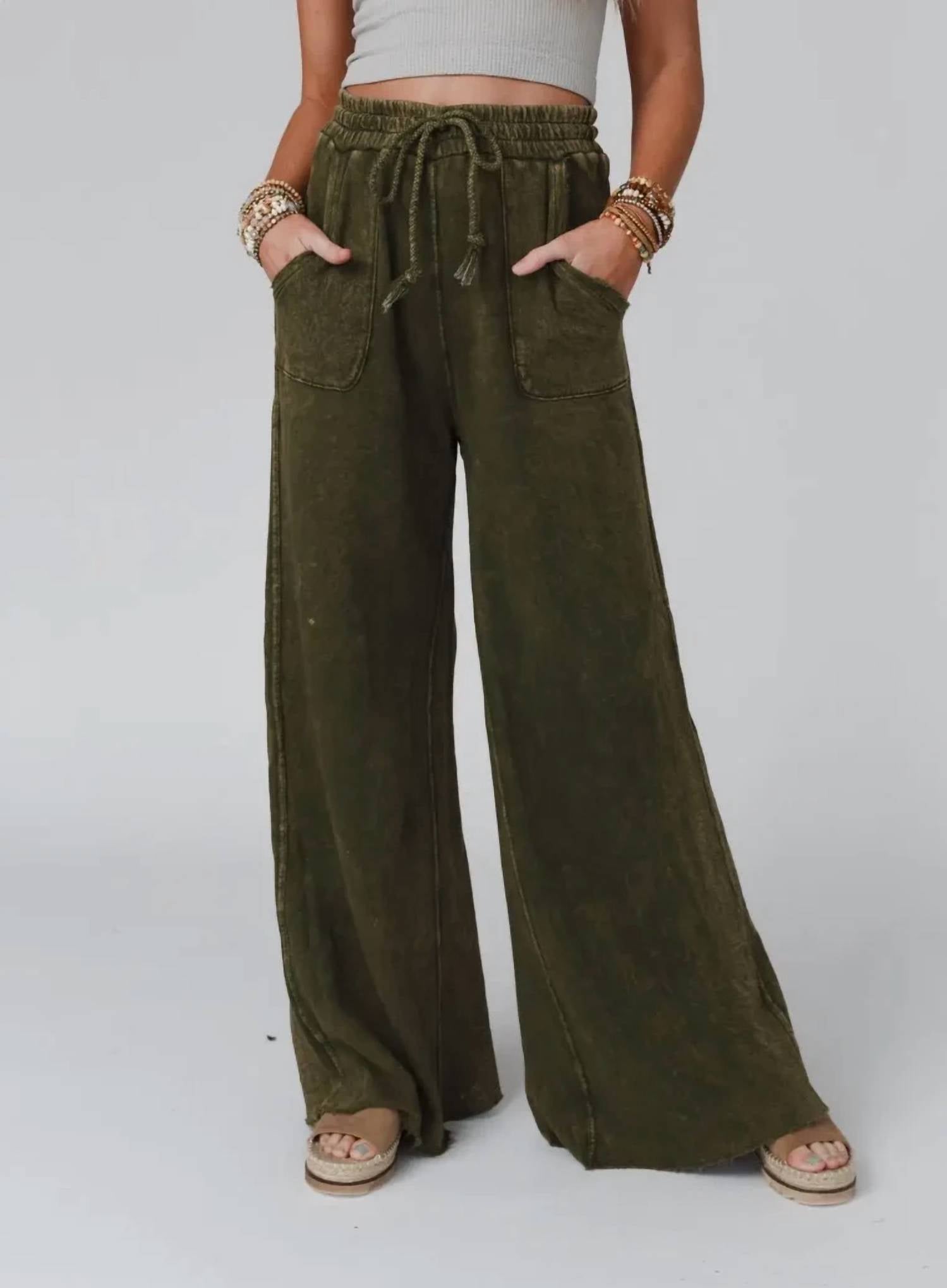 Three Bird Nest - Relaxing Wide Leg Robin Pants
