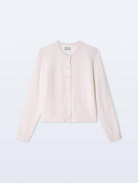 White + Warren - Brushed Cashmere Crewneck Cardigan