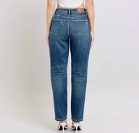 Judy Blue - High Waist Rigid Magic Non-destroy Straight Leg Jeans