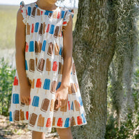 Pink Chicken - Kid's Popsicles Jaipur Dress