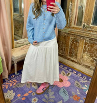 Hayden La - Fuzed Fabric Maxi Skirt