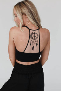 Three Bird Nest - Peace Dreamcatcher Tattoo Bralette