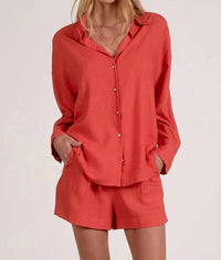 Elan - Button Down Blouse