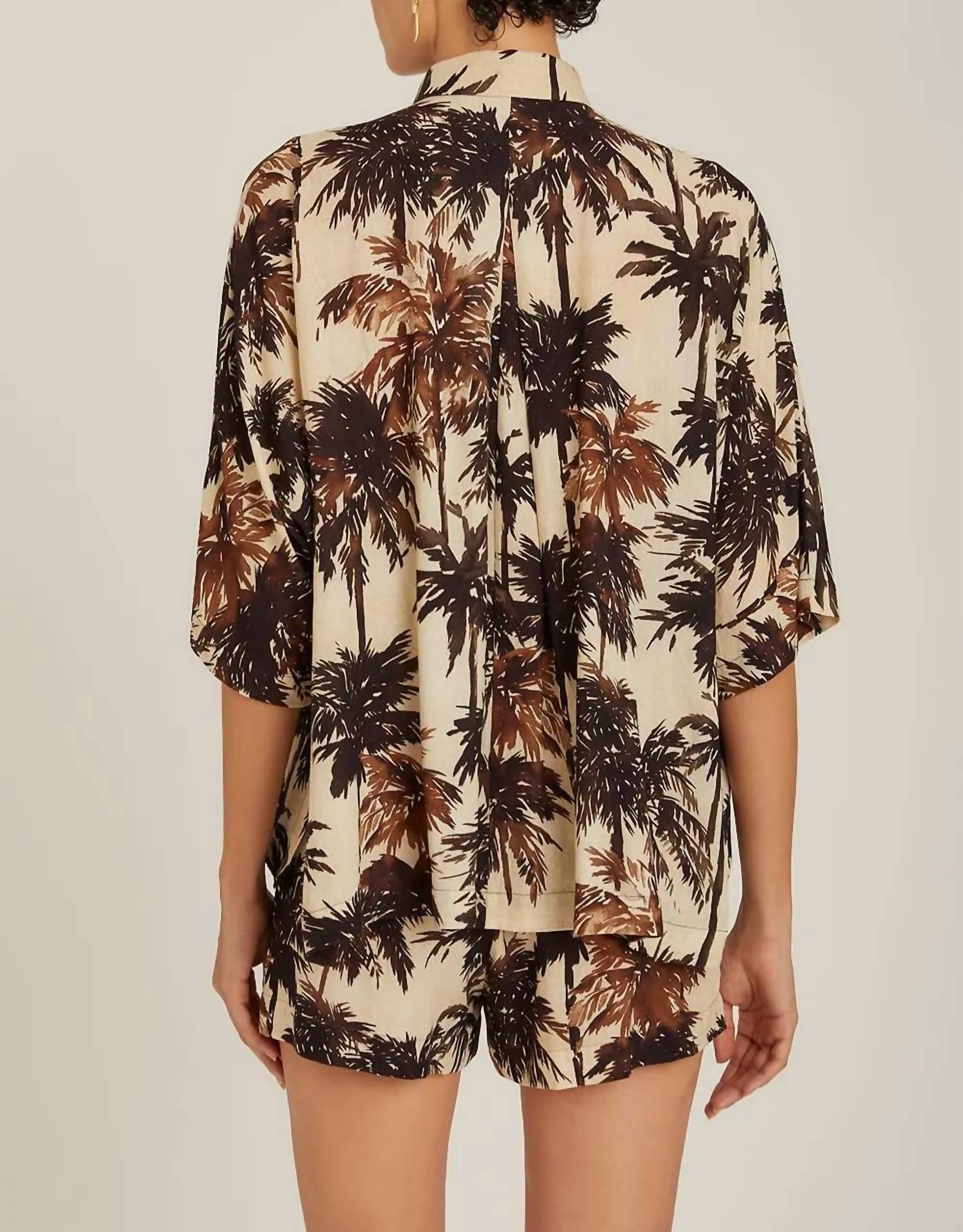 Lenny Niemeyer - corumbau over sized button up short sleeve shirt