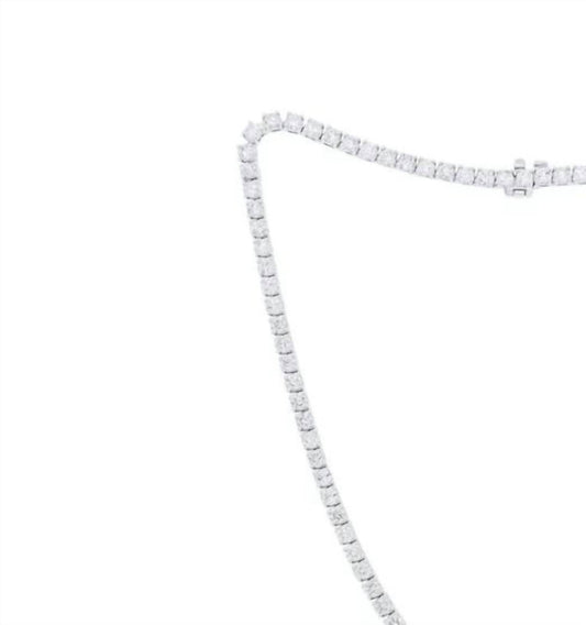 Diana M Jewels - 5.45 Cts Lab Grown Diamond Tennis Necklace
