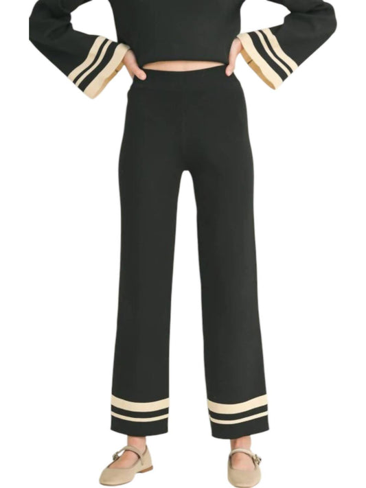 Miou Muse - Mood Shift Stripe Detail Pants