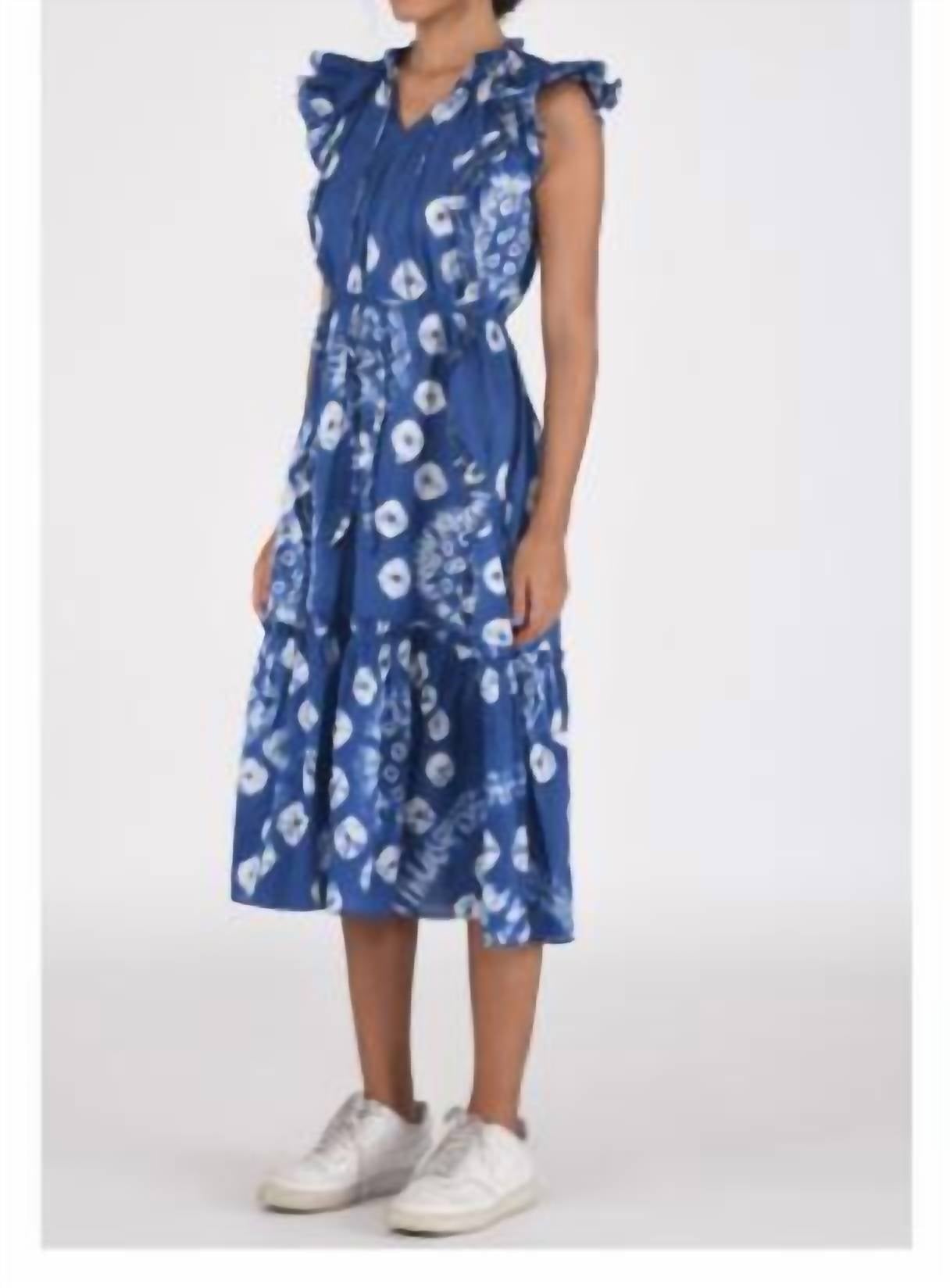 Ash & Eden - Women's Sleeveless Tie Dye Maxi Dress