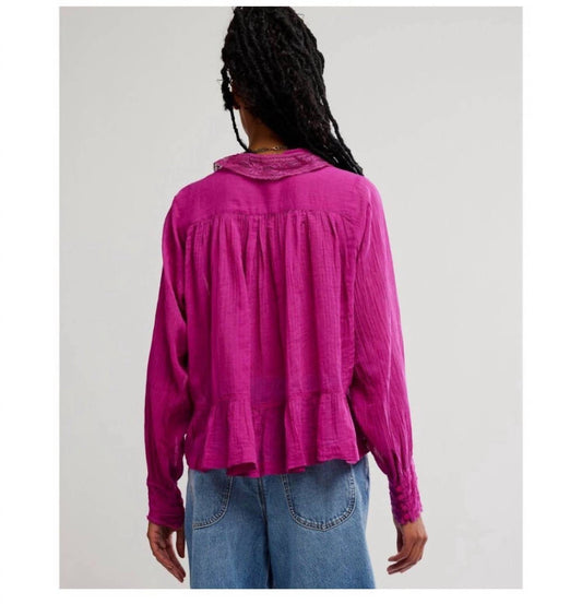Free People - Elodie Frilly Blouse
