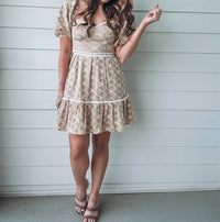 Listicle - Kenzie Embroidered Mini Dress