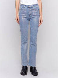 Charlie B - Shimmer Bootcut Leg Pants