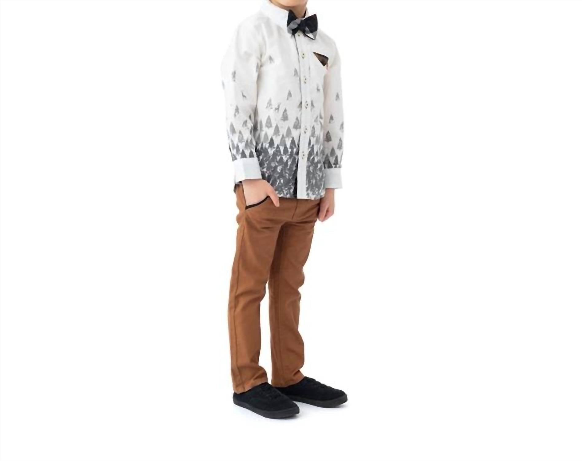 Noruk Collection - Boys' Piped Pant