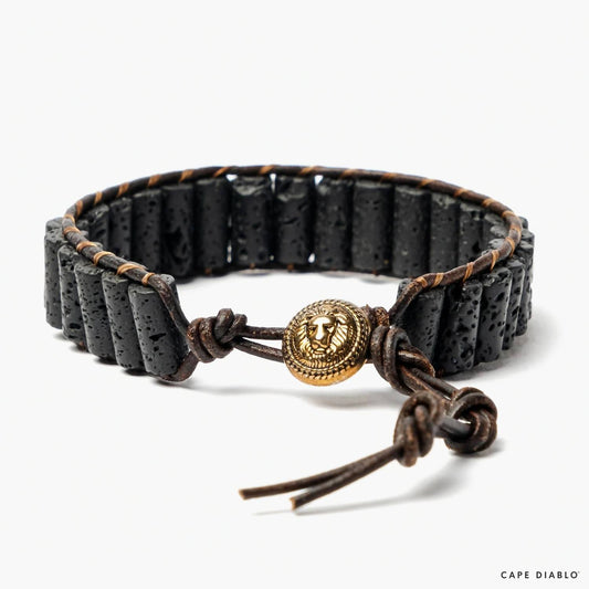 Cape Diablo - Men's Lava Stone Bracelet