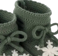Elegant Baby - Infant Baby Snowflake Booties