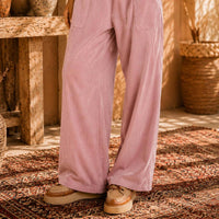 Little Secret Of Mine - Wide Leg Corduroy Pants
