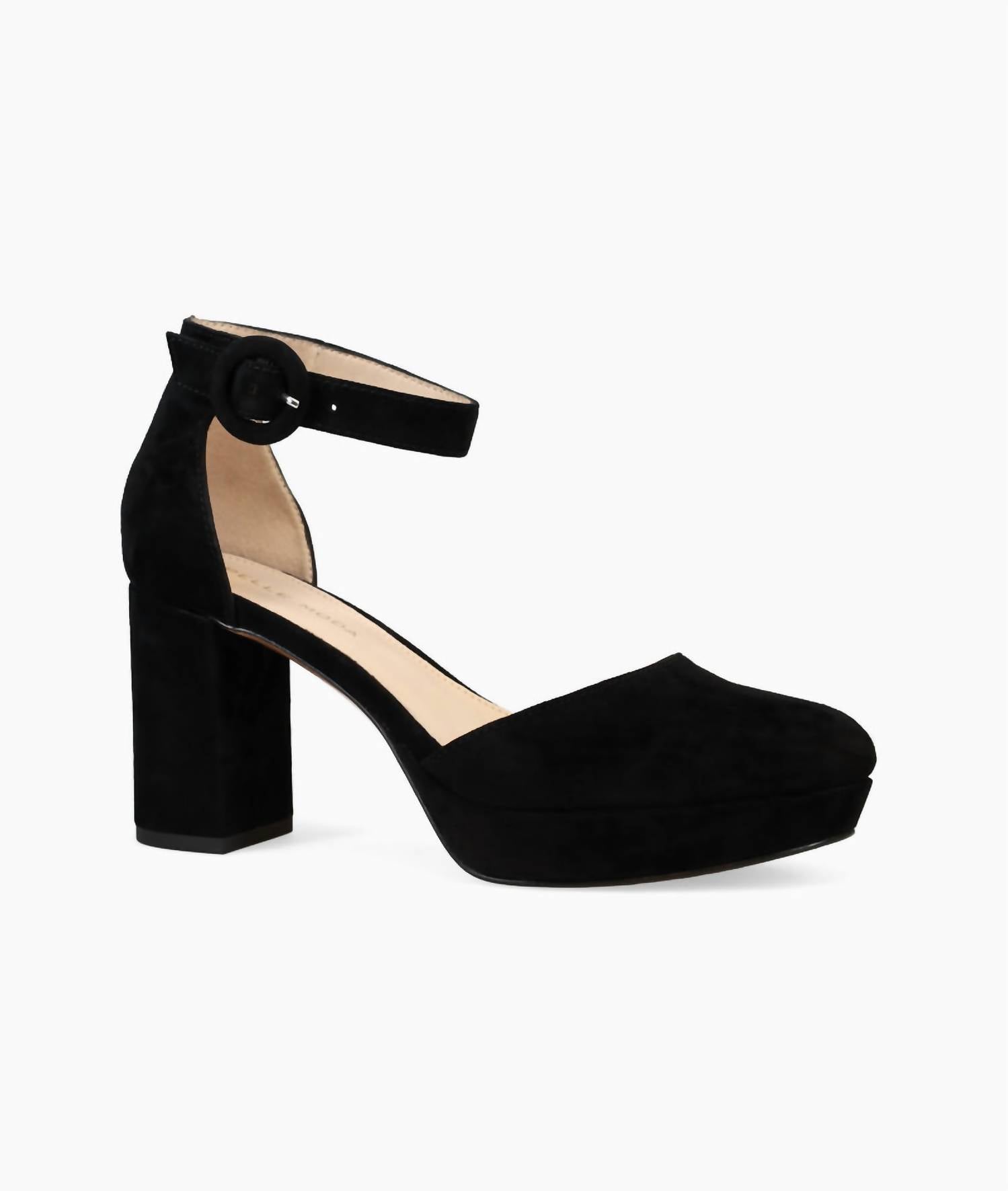 Pelle Moda - Women's Lenor Heeled Platform Sandal