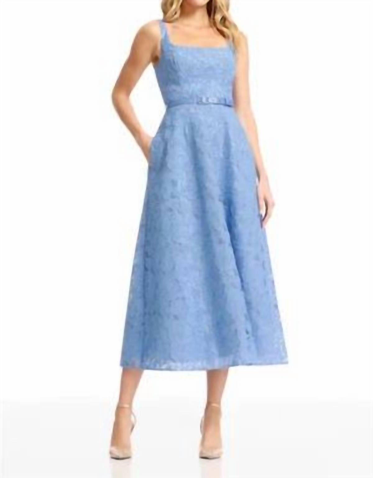 Dress The Population - Shelby Fit-and-flare Dress