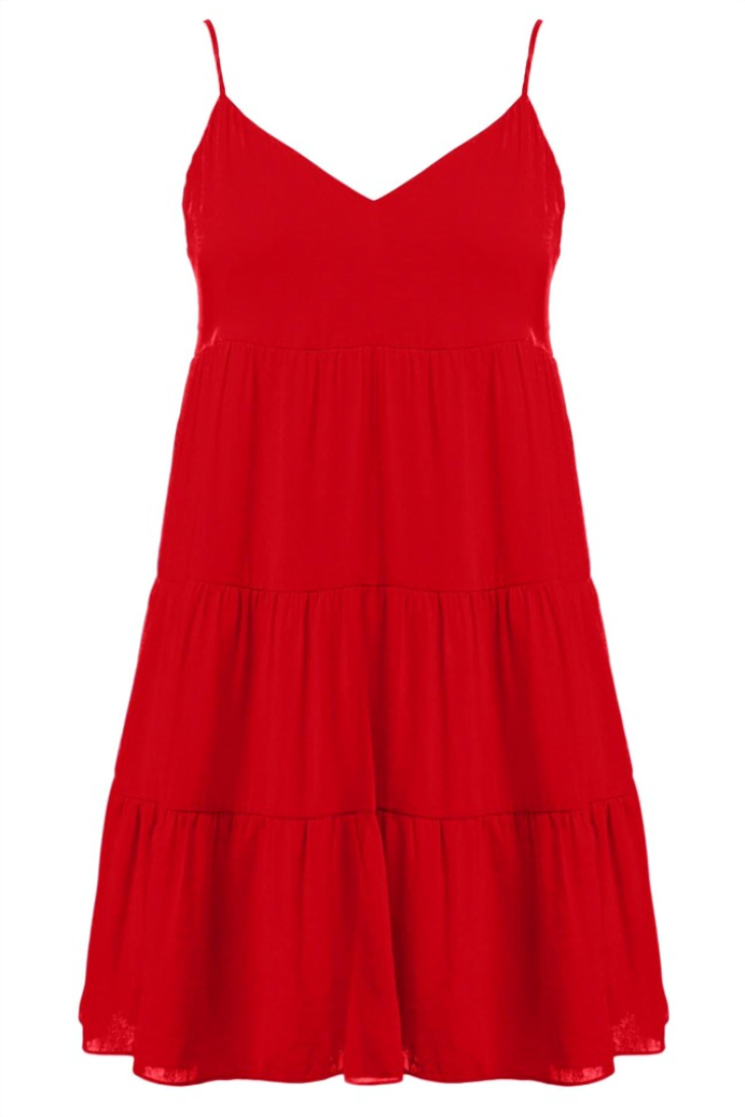 Tiered Mini Dress