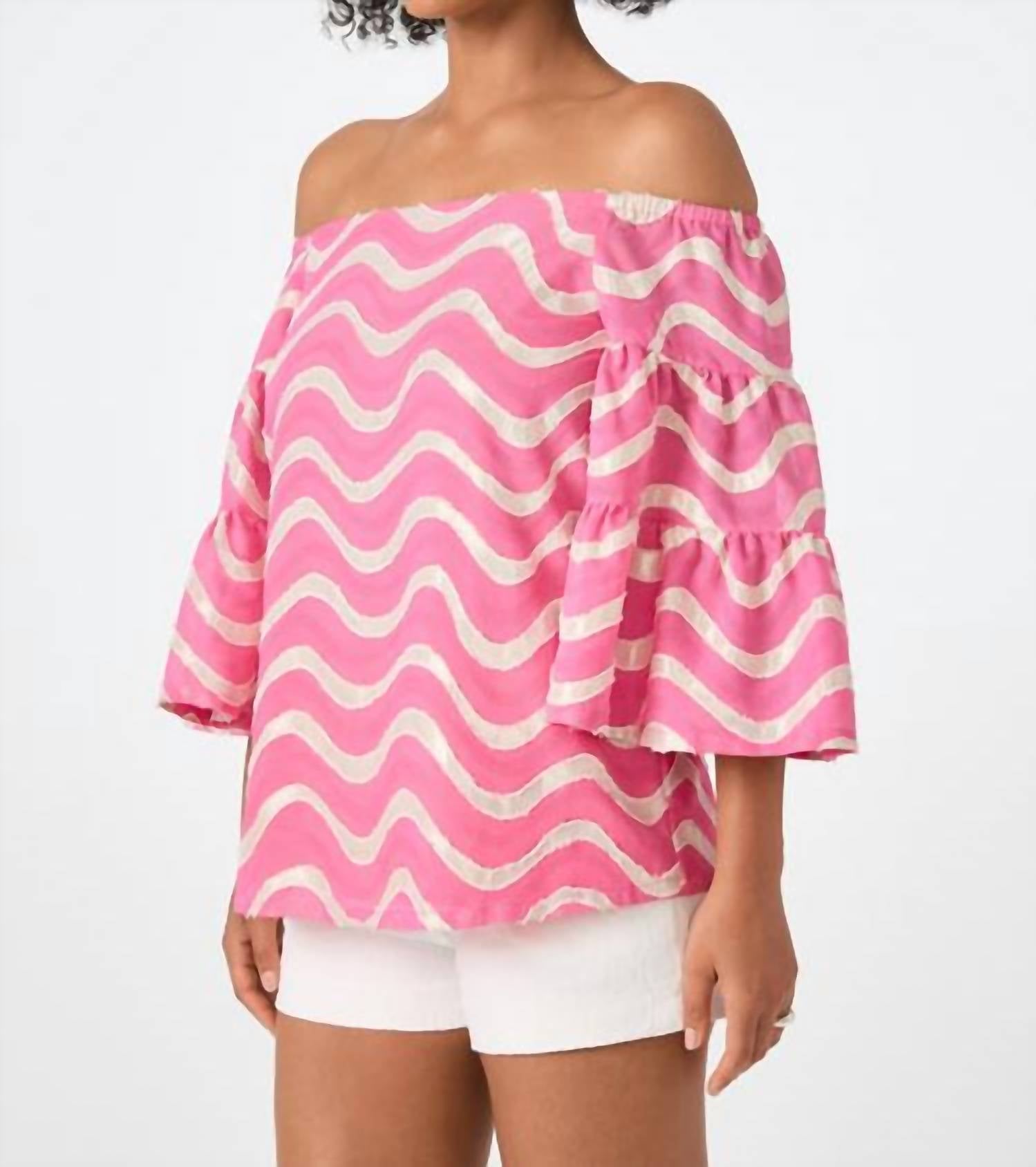 Trina Turk - Garnish Off-Shoulder Top