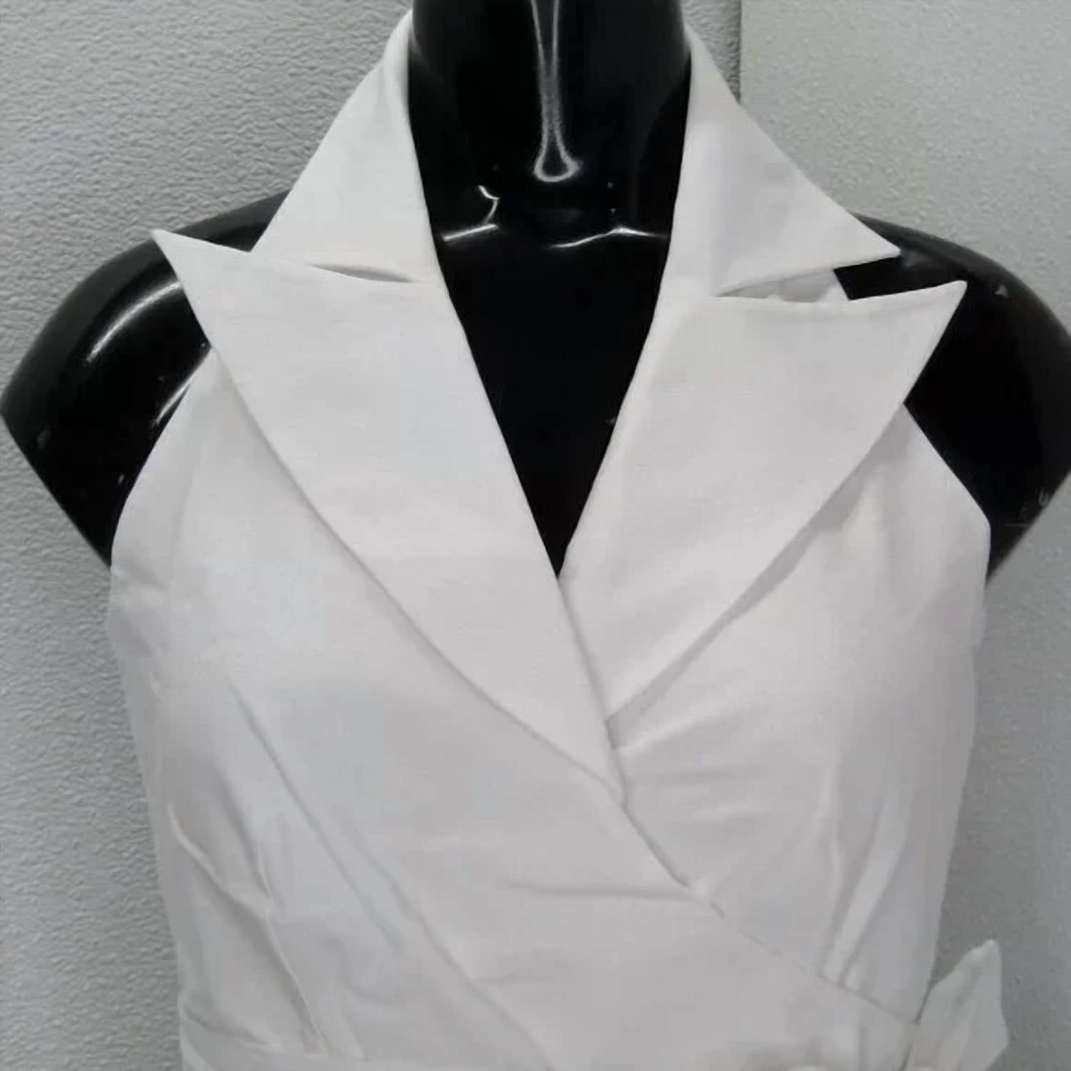 Anne Fontaine - Women's Cilaos Sleeveless Halter Princess Seam Top