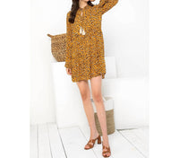 Thml - Cheetah Print Tiered Dress